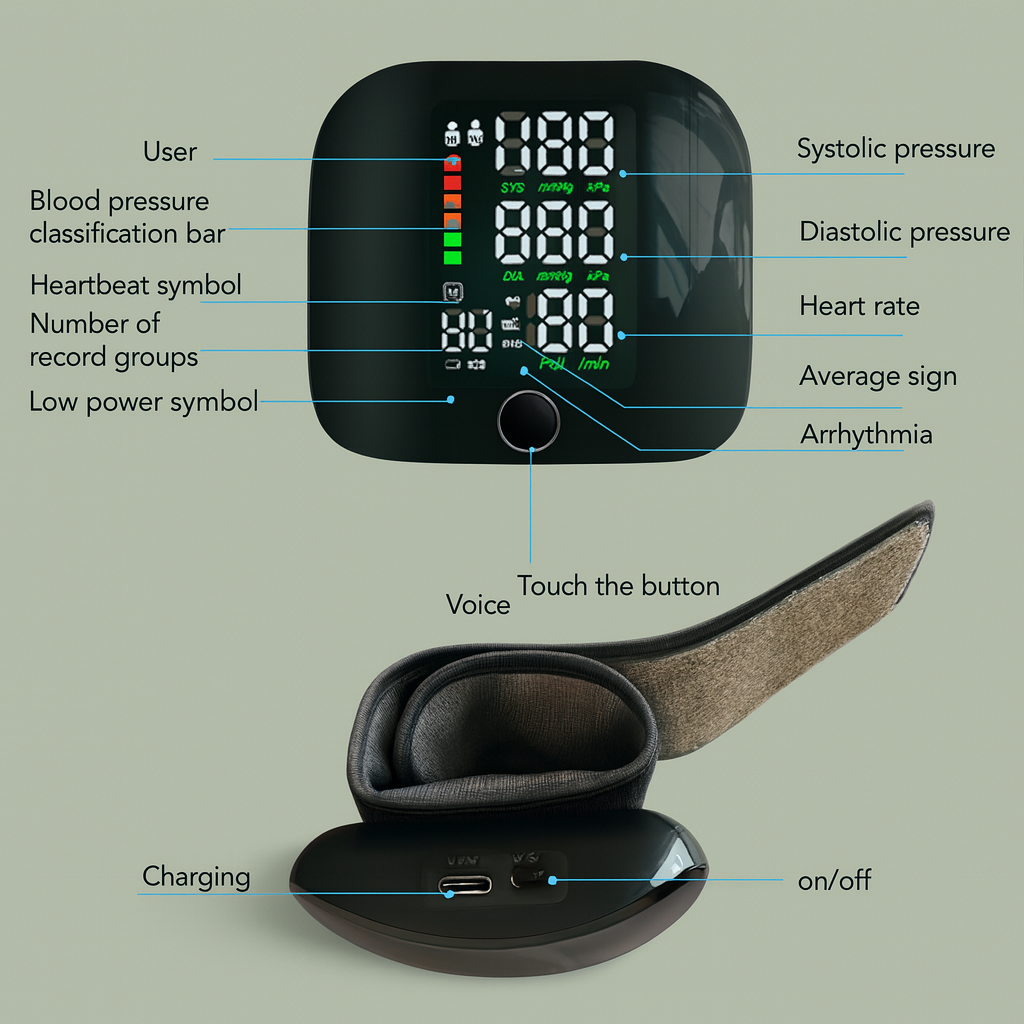 AVOLA™Wrist Blood Pressure Monitor