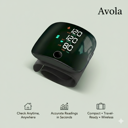 AVOLA™Wrist Blood Pressure Monitor