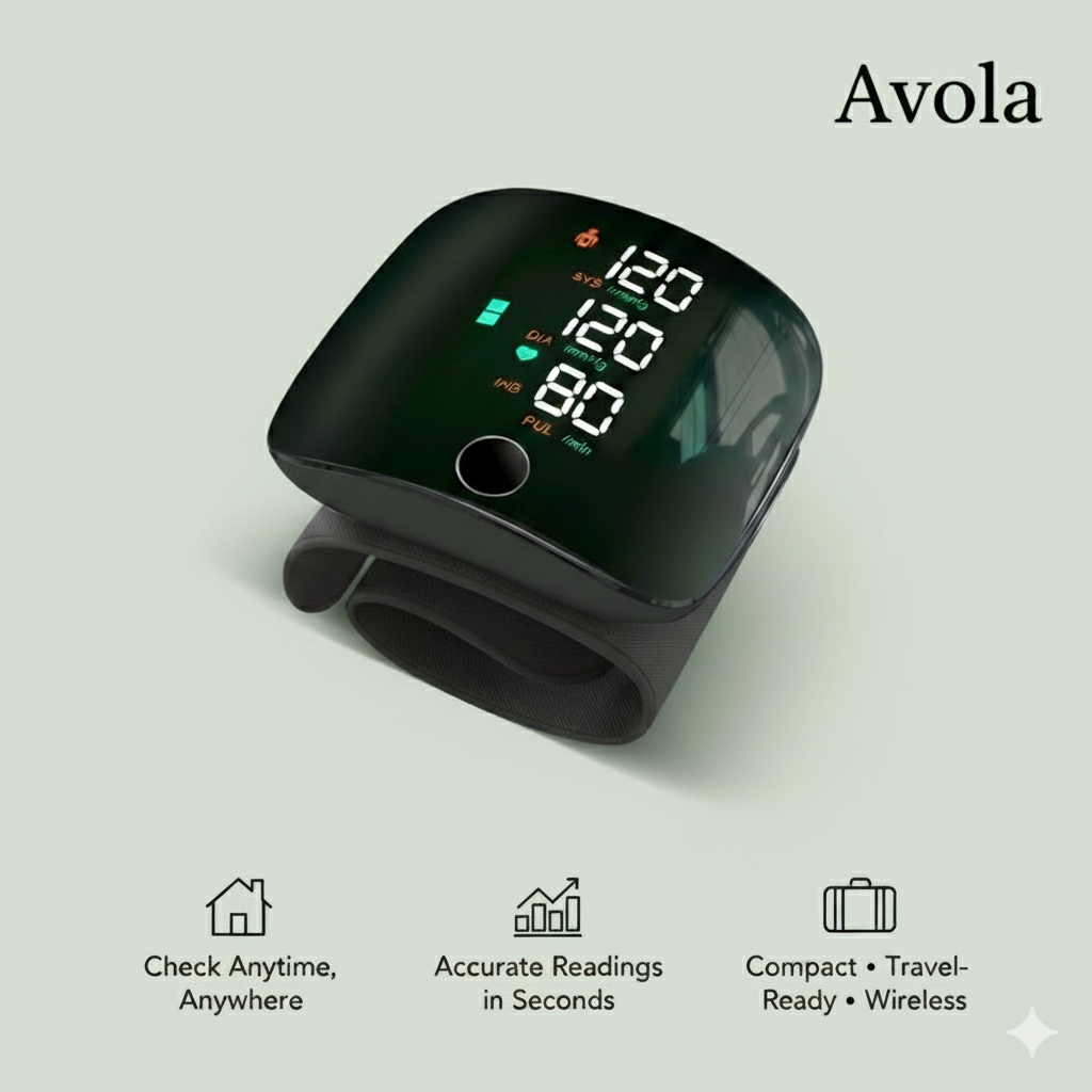 AVOLA™Wrist Blood Pressure Monitor